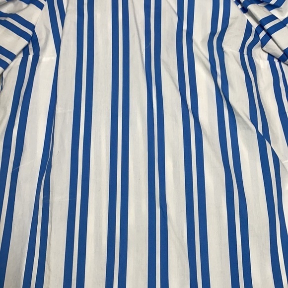 H&M - Blue & White Stripe Cotton Shirt Size XS - Picture 3 of 11